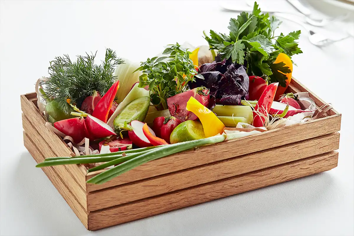 Verdure fresche dell'orto